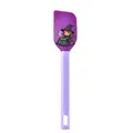 Purple Halloween silicone spatula with cute witch character and Brew Spells text - Purple