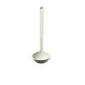Cream white heat-resistant silicone soup ladle kitchen tool for non-stick cookware - Soup Ladle