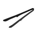 Pinza da cucina professionale in silicone nero resistente al calore per barbecue - Nero