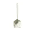 Cream white heat-resistant silicone slotted spatula turner for non-stick cookware - Slotted Spoon