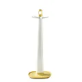 White and yellow rotating silicone kitchen utensil stand for 7-piece cooking tool sets - Storage Stand
