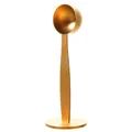 Elegant gold 2-in-1 coffee scoop and tamper tool for espresso - Gold Plated