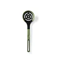 Professional heat resistant green and black silicone slotted spoon for kitchen cooking - Slotted Spoon