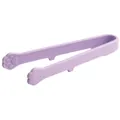 Jolie pince de cuisine en silicone lilas avec un design unique en patte de chat - Violet
