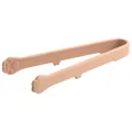 Pince alimentaire mignonne en silicone patte de chat pour glace, beige - Rouge Saumon