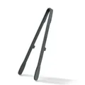 High-quality dark gray food-grade silicone tongs for kitchen BBQ grilling and serving food - Gray