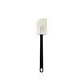 Professional white silicone baking spatula with ergonomic black handle for cakes - Spatula / 14 Inch Spatula (Black Handle) / Black