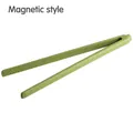 Groene magnetische siliconen keukentang voor hittebestendig koken en serveren - Magnetische Stijl