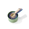 Colorful 10-piece stainless steel measuring cups and spoons set for kitchen baking - 5pcs Measuring Cups Set