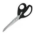 Forbici da cucina professionali in acciaio inox con manico nero per barbecue e casa - modello A / 240mm (130g)