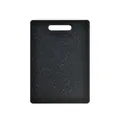 Tagliere in plastica resistente con motivo in granito nero per frutta e verdura - Taglia M / Nero