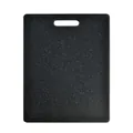 Black granite texture plastic PP cutting board for kitchen fruits and vegetables - L / Black