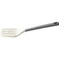 High-quality heat-resistant silicone slotted spatula in elegant cream and grey finish - Slotted Spatula