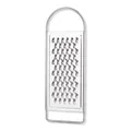 Vertical view of a professional stainless steel handheld vegetable grater for kitchen - Model B (HD-061) / 31.5x11.5cm
