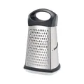 Professional 4-sided stainless steel box grater for cheese and vegetables - Large (HD-003) / Black
