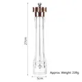 Manual acrylic pepper grinder with 27cm height and rose gold top detail - 10" / Copper