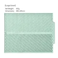 Large green heat-resistant silicone drying mat for kitchen counters and dining tables - L / Green