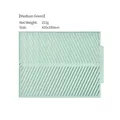 Medium green silicone dish drying mat with non-slip diagonal ridges for kitchen - M / Green
