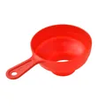 Entonnoir de mise en conserve en silicone rouge à large ouverture avec poignée pratique - Entonnoir à Col Large / Rouge