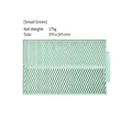 Small green silicone heat resistant draining mat for kitchen counter and dining table - S / Green