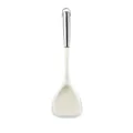 Premium heat-resistant white silicone spatula with 430 stainless steel hollow handle - Spatula / Translucent