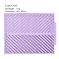 Large purple heat-resistant silicone drying mat for kitchen counter non-slip 485x405mm - L / Purple