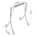 Stainless steel spring frying tong for meat with 8cm height and 5.6cm width specs - Frying Clip / 8cmx5.6cmx4.1cm