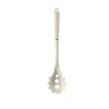 Cream silicone spaghetti server with non-slip handle for kitchen set - White Pasta Claw
