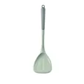 High-quality mint green heat-resistant silicone spatula with ergonomic grey handle - Spatula / Green / Mint Green