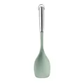 Spatule en silicone vert menthe pour poêles avec manche creux en acier inoxydable 430 - Spatule Cuillère / Vert menthe