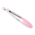 Pinza da cucina rosa in acciaio inossidabile per barbecue e servizio di alimenti - Rosa