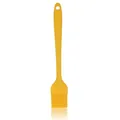 Durable bright yellow silicone pastry brush ideal for baking cakes and greasing pans - Small Basting Brush / Yellow