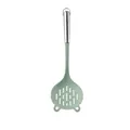 Écumoire en silicone vert menthe avec manche en inox pour poêles et casseroles antiadhésives - Ecumoire / Vert menthe