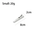 Small 8cm stainless steel sealing clip for coffee and food bags with crocodile grip - Small Crocodile Clip / 8cm