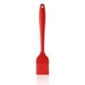 Professional heat resistant red silicone basting brush for pastry baking and oiling - Small Basting Brush / Red