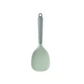 Non-stick green silicone rice paddle with grey fluted handle for kitchen - Green Rice Spoon