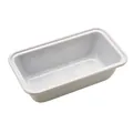 Non-stick carbon steel loaf pan with pink speckle pattern for baking bread and cakes - Loaf Pan / White