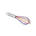 Fouet en silicone coloré avec manche en acier inoxydable pour kit de pâtisserie enfant - Fouet