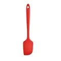 Heat-resistant red silicone spatula ideal for baking, cake decorating, and cream mixing - Large Scraper / Red