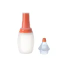 Pennello per bottiglia d'olio in silicone multifunzionale con una scala da 100 ml - Arancione