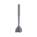 Grey manual meat chopper and ground beef masher tool for efficient kitchen cooking - Gray
