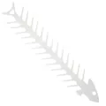 Stainless steel fishbone multi-functional BBQ tool and bottle opener for grilling - Fishbone BBQ Skewer