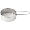 Durable stainless steel fine mesh flour sifter with ergonomic handle for baking and straining - Mesh Sifter
