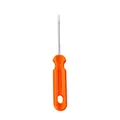 Single orange handle pumpkin carving tool for Halloween DIY projects and artistic crafts - Pumpkin Drill