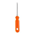 Precision orange handle serrated blade pumpkin carving tool for Halloween DIY projects - Double Saws