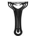 Multifunctional 3-in-1 separable vegetable and corn peeler set in black - Three-Piece Set / Black