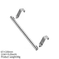 235mm stainless steel towel bar for over cabinet door storage kitchen organizer bar - 23cm / Original Color