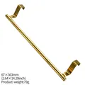 Gold 430 stainless steel over-the-cabinet towel bar for kitchen bathroom storage rack - 36cm / Gold