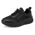 Chaussures de marche antidérapantes confortables pour seniors avec maille respirante. - 36 / Noir