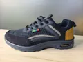 Navy blue breathable mesh sneakers for men with cushioned sole and air unit detail - 40 / All Blue
